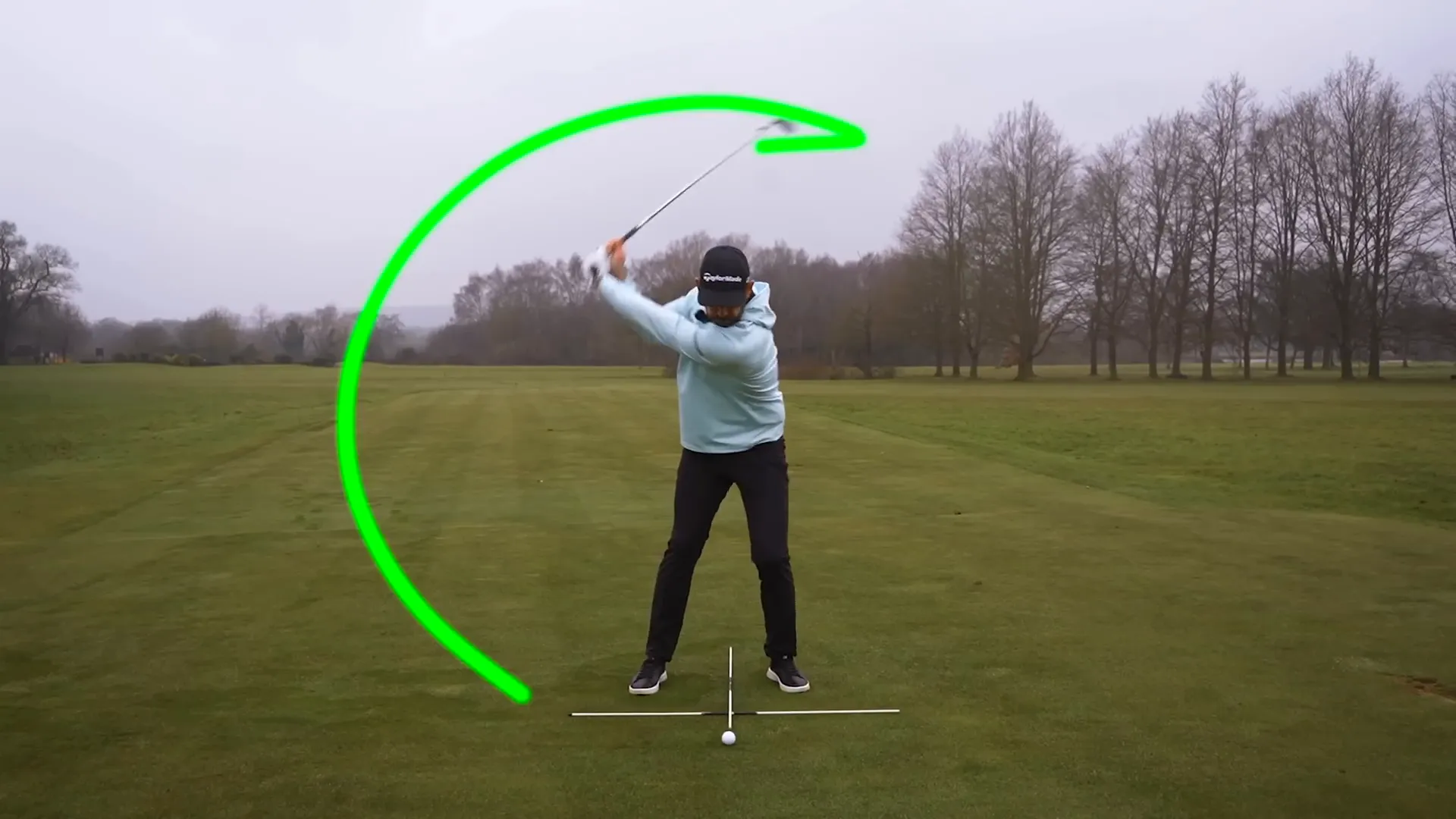 Graph showing good swing mechanics