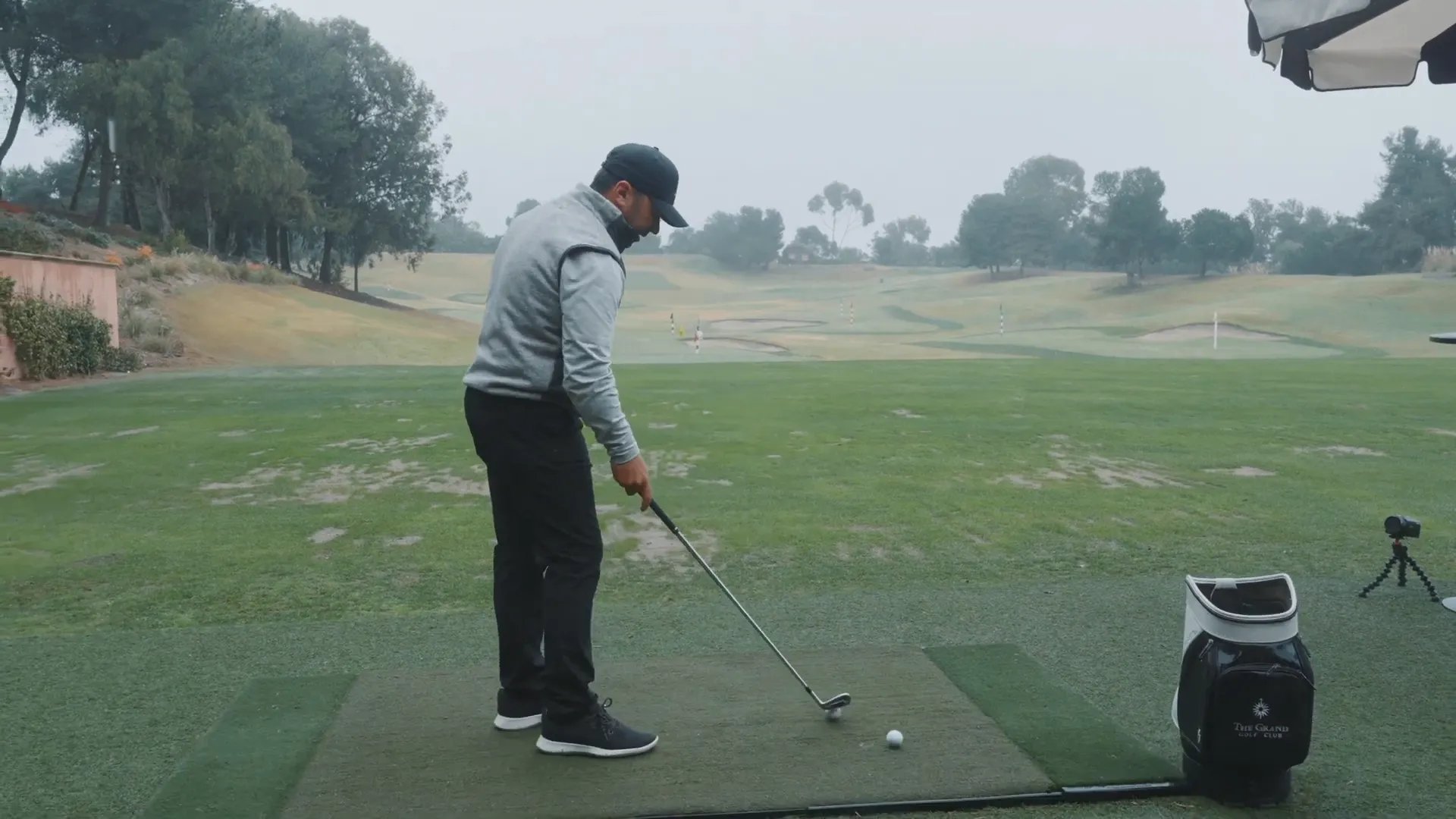 Rotational movement in golf swing