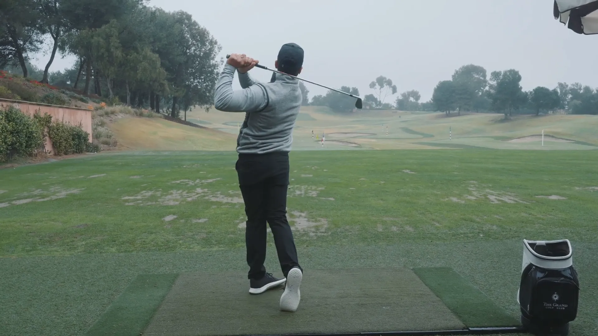 Creating space in golf swing