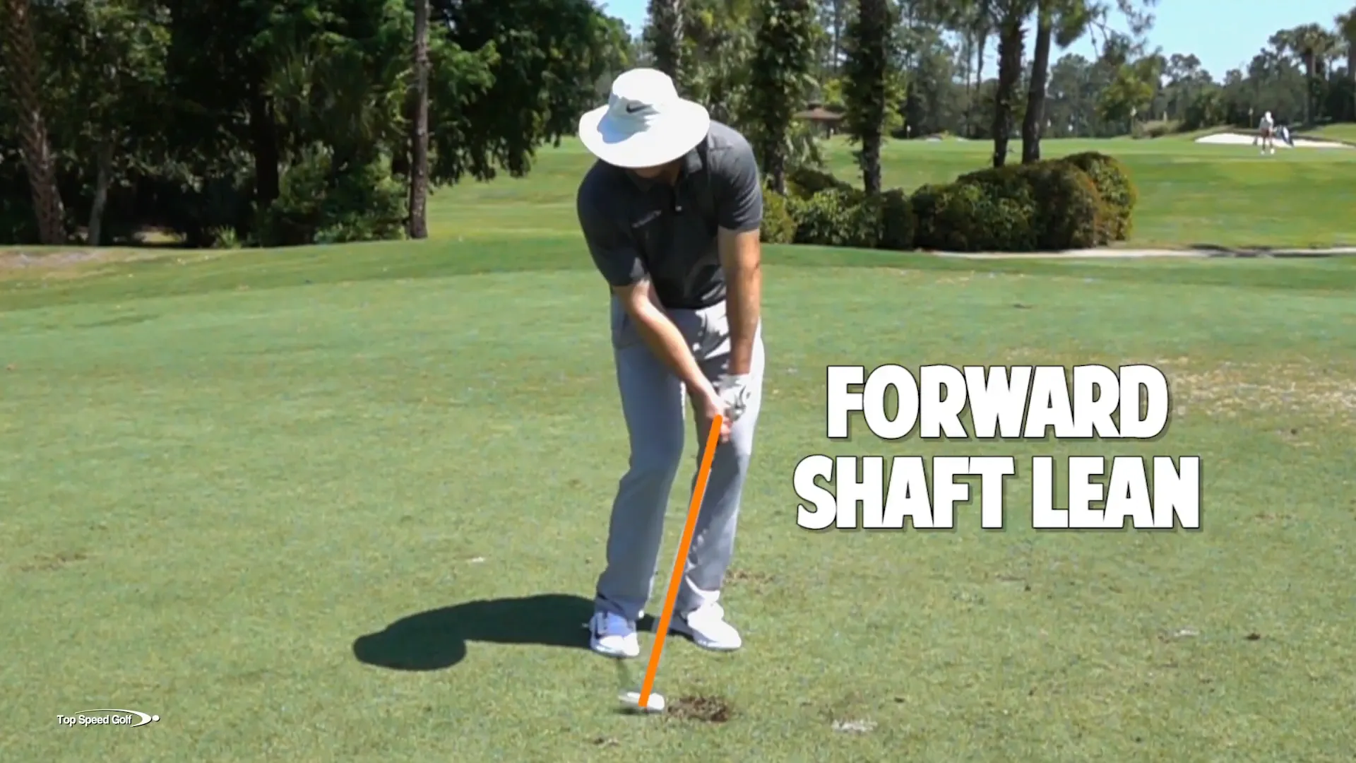Example of inconsistent strike leading to reduced spin