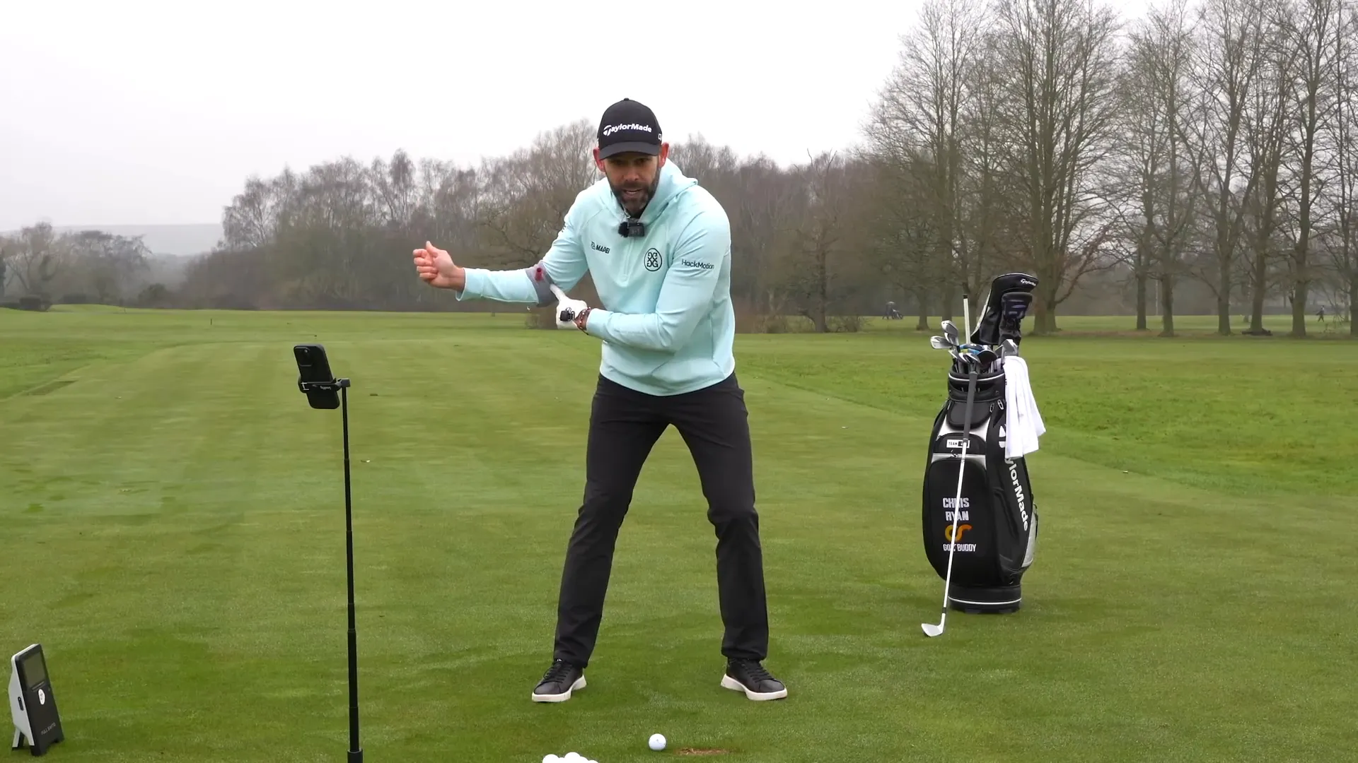 Demonstrating the trail arm drill