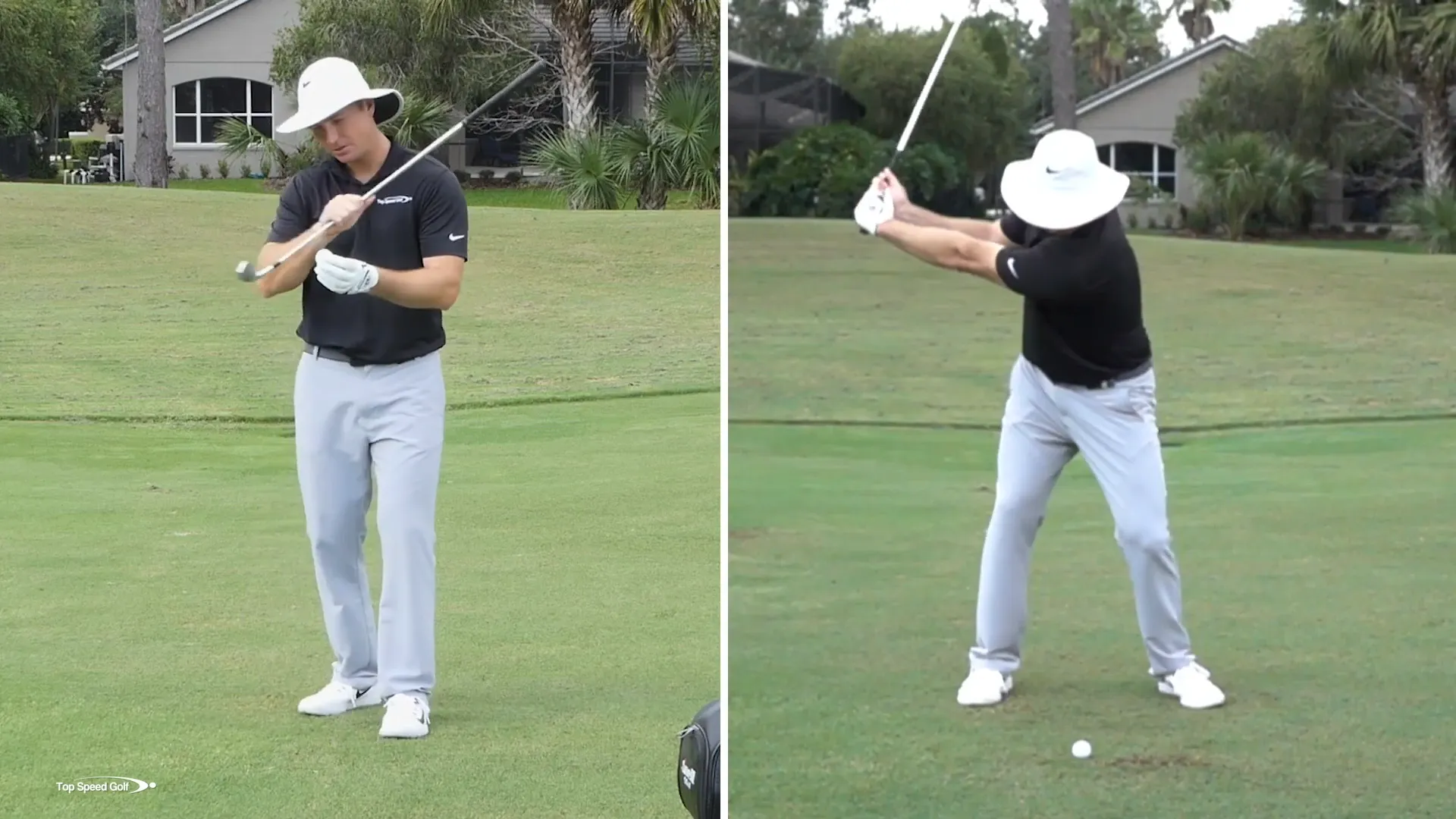 Demonstrating the low draw shot mechanics