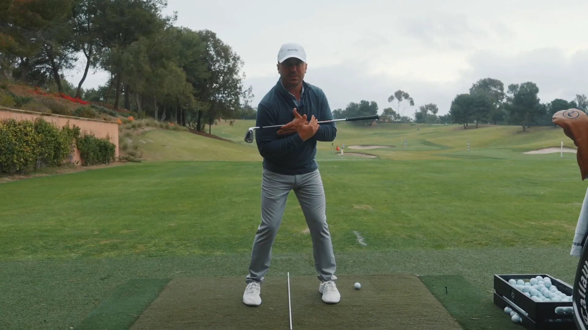 Pressure distribution in the feet