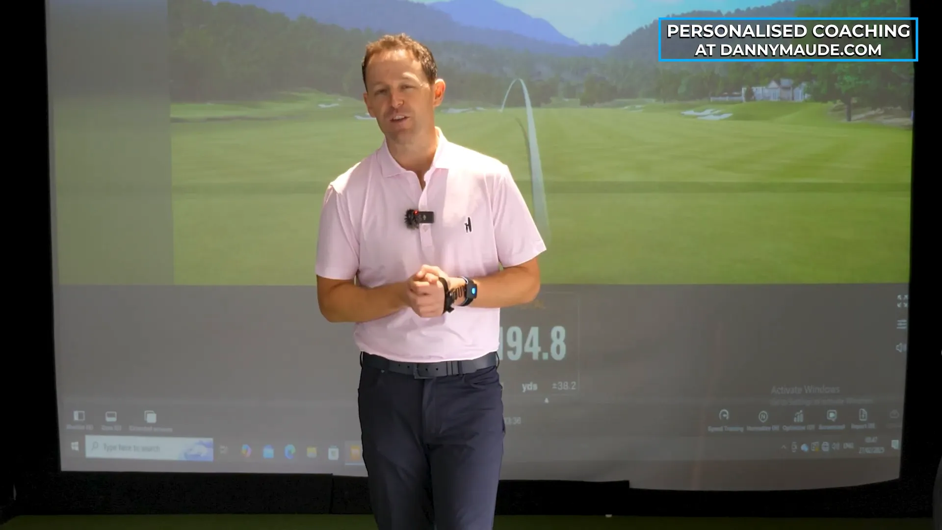 Golfers celebrating after hitting better drives