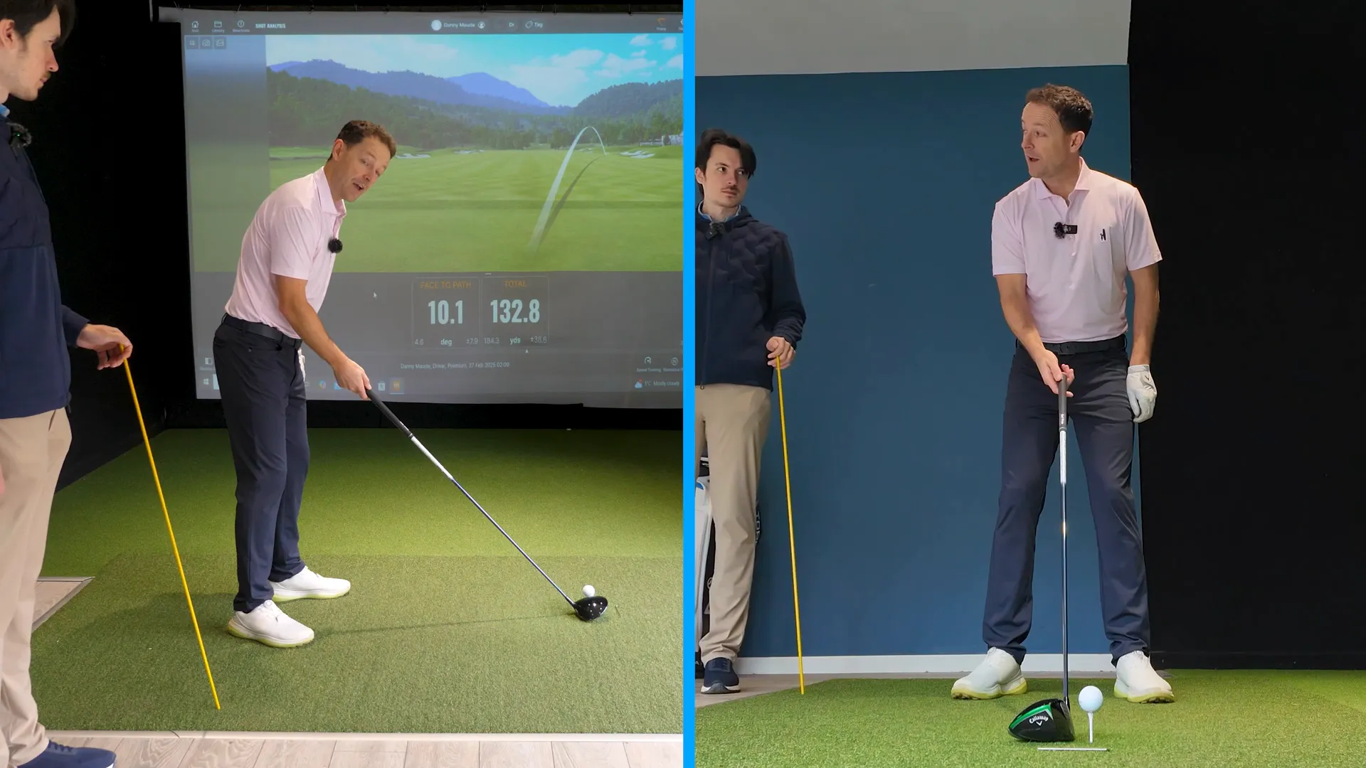 Visual alignment with an alignment stick