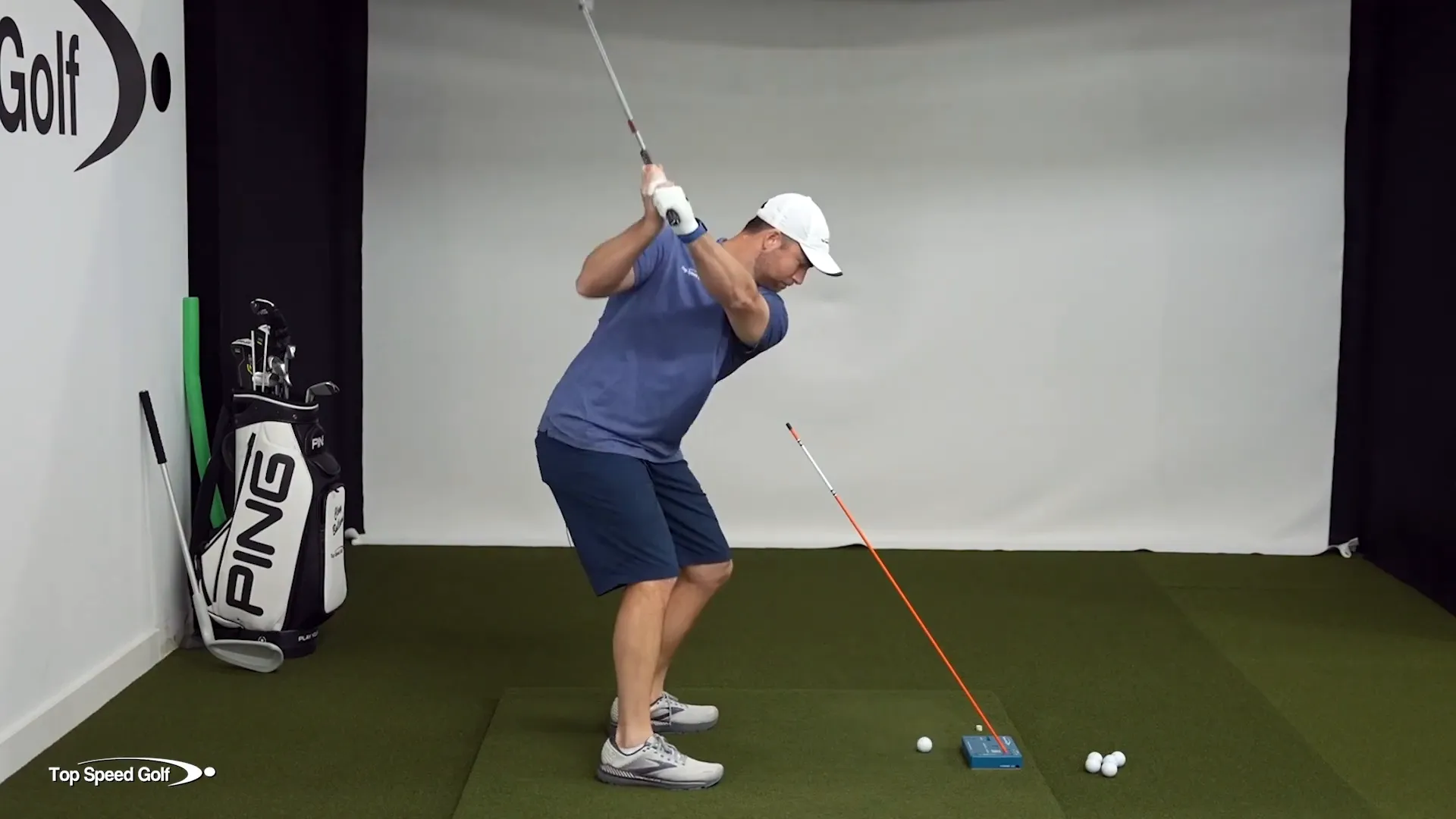 Demonstration of proper hand positioning