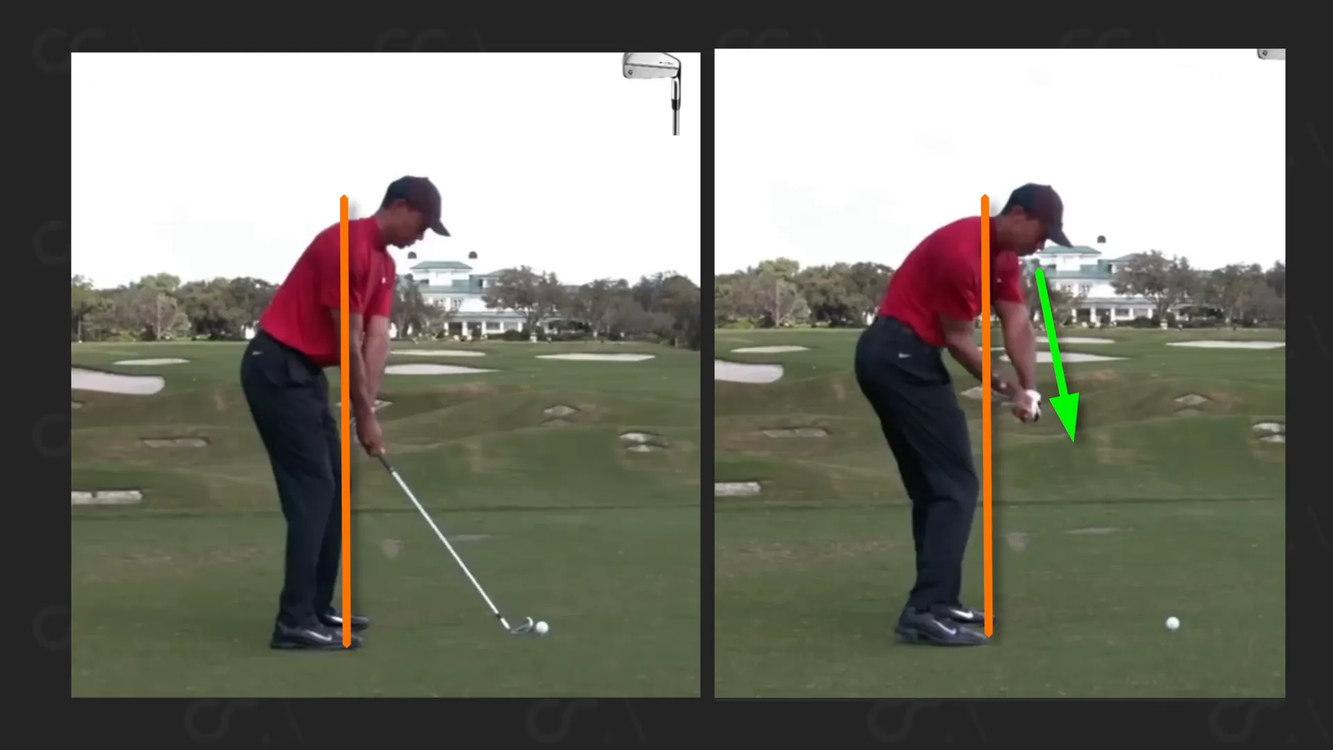 Demonstrating how great players position their elbows