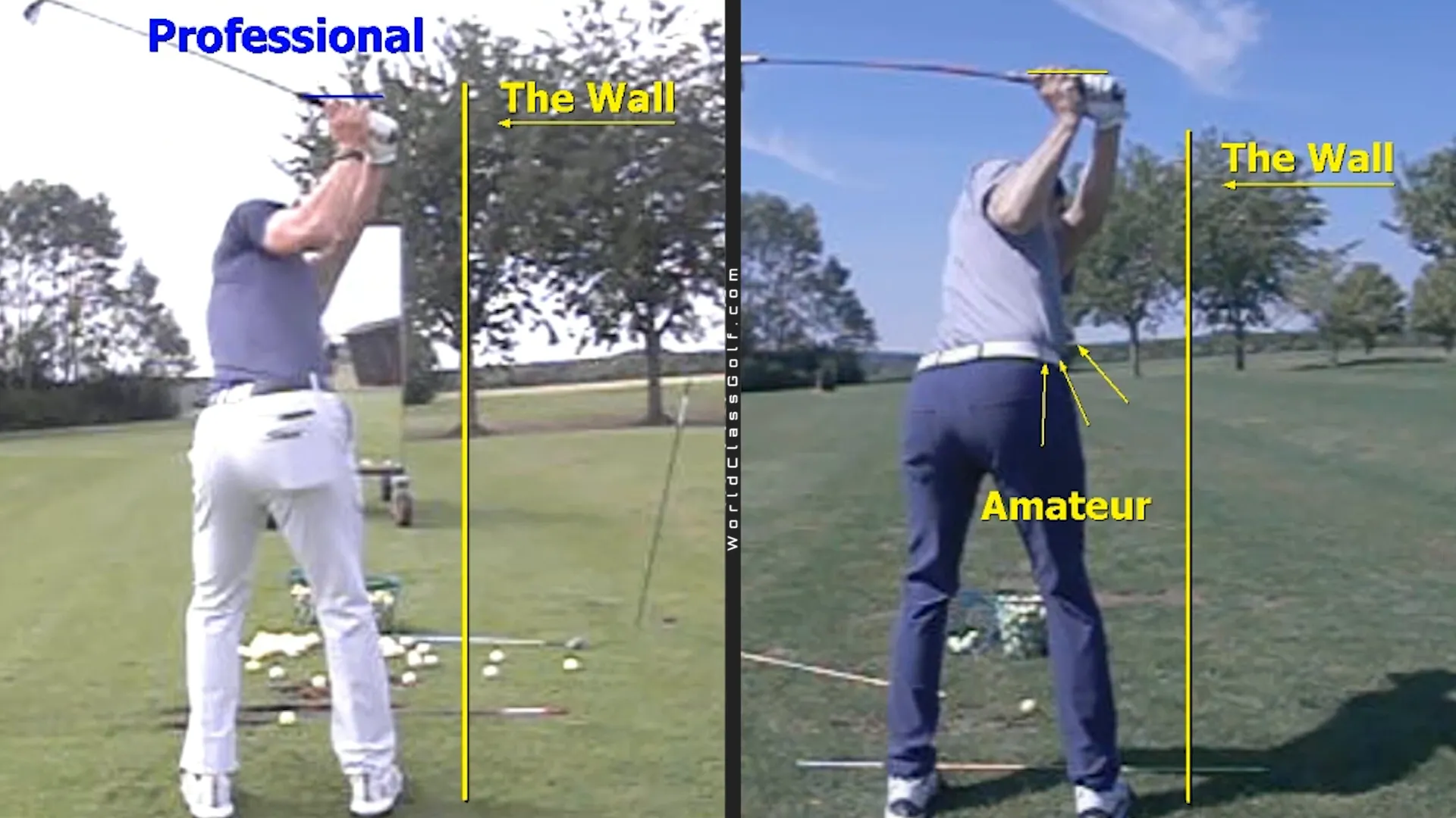 Common mistakes in amateur golfers