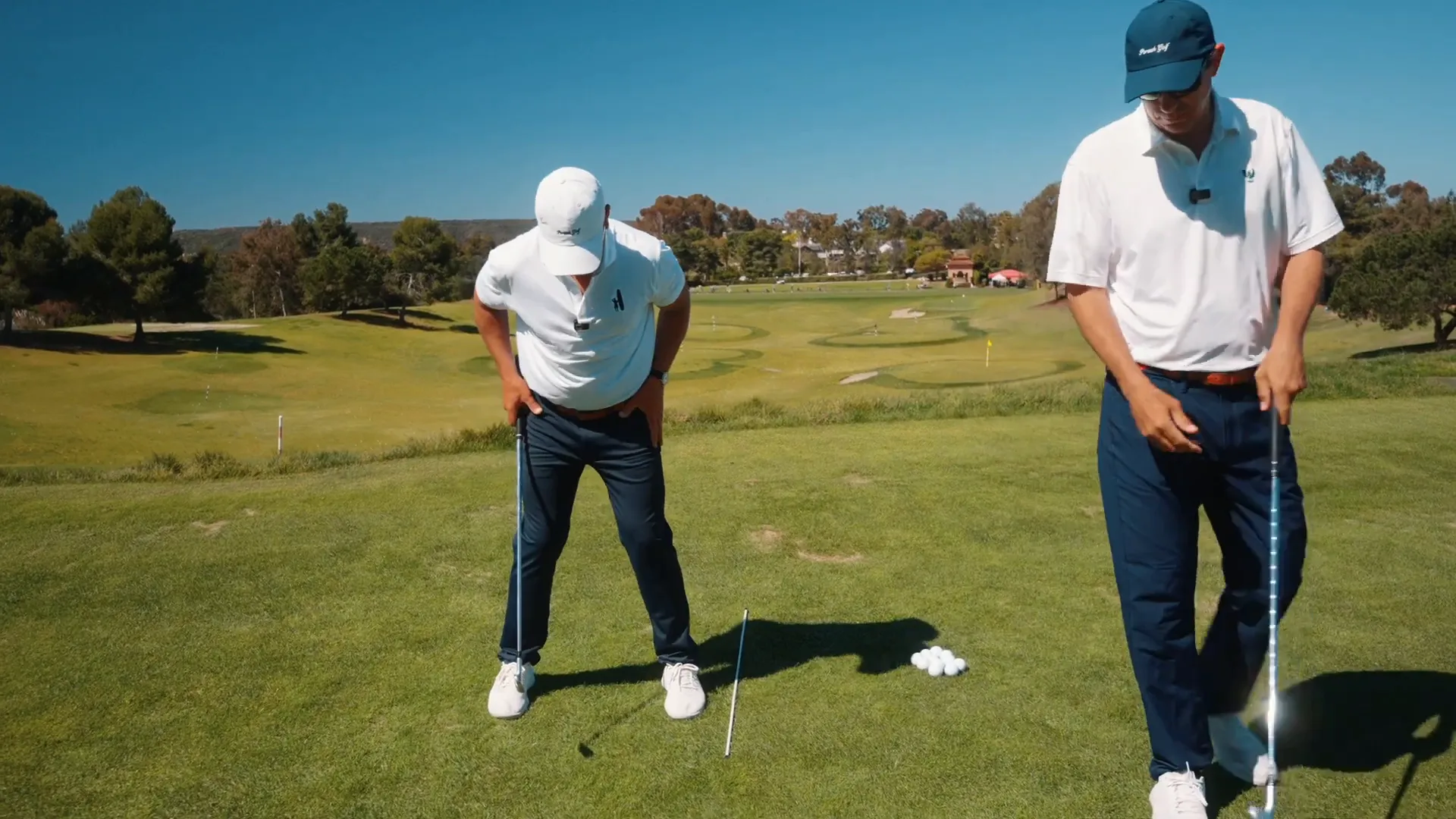 Demonstrating incorrect hip alignment