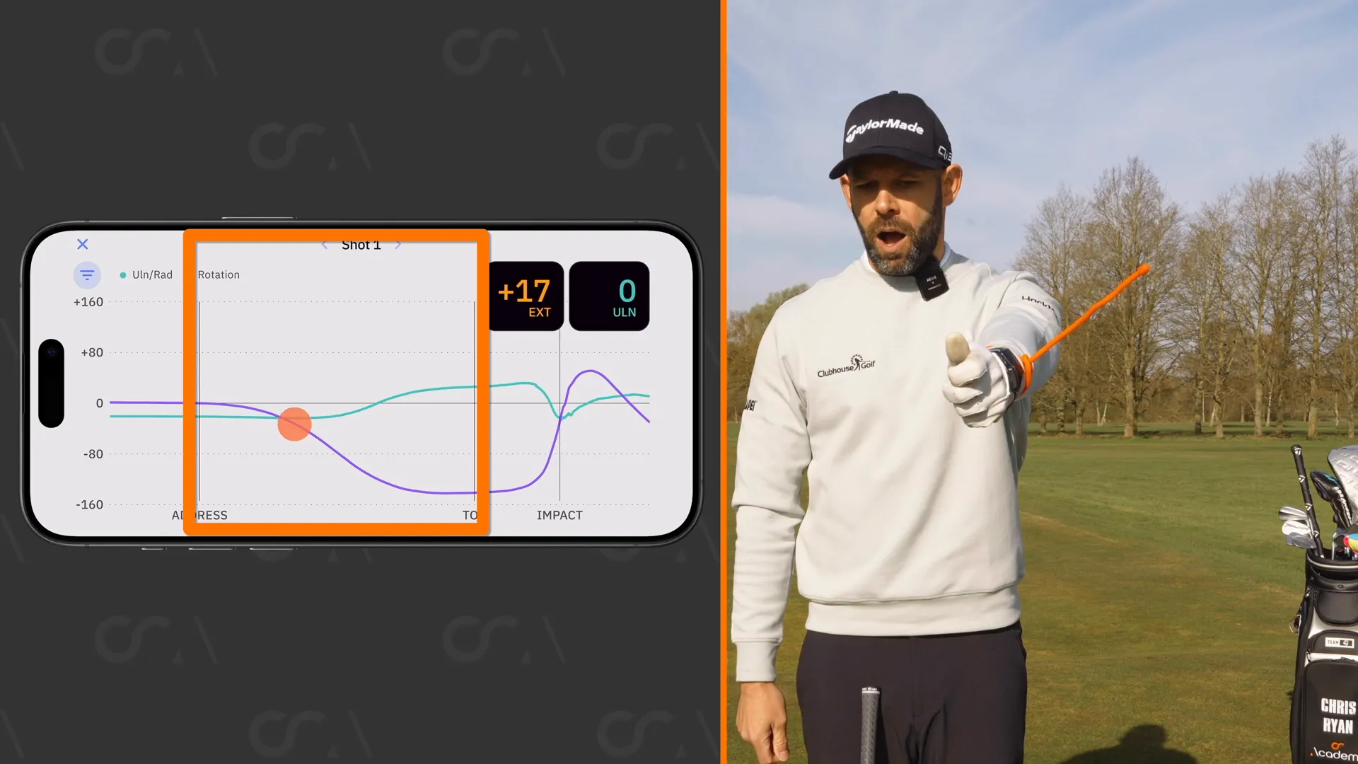 Swing analysis data