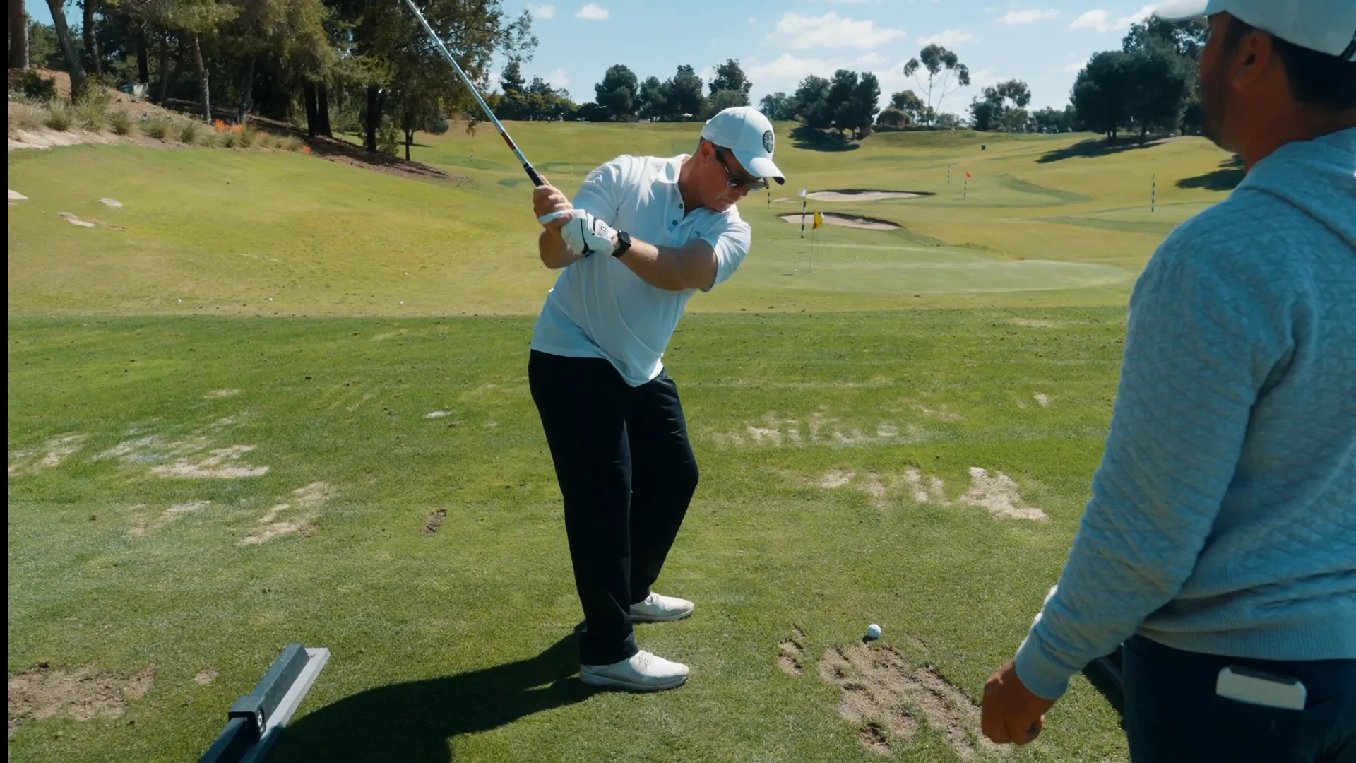 Visualization of the ideal swing path