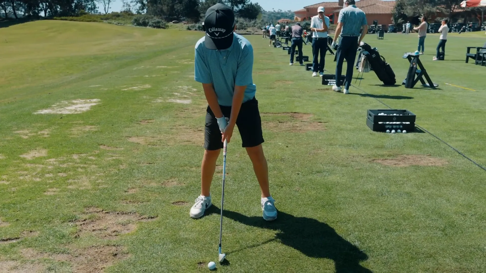 Correct ball position for a successful swing