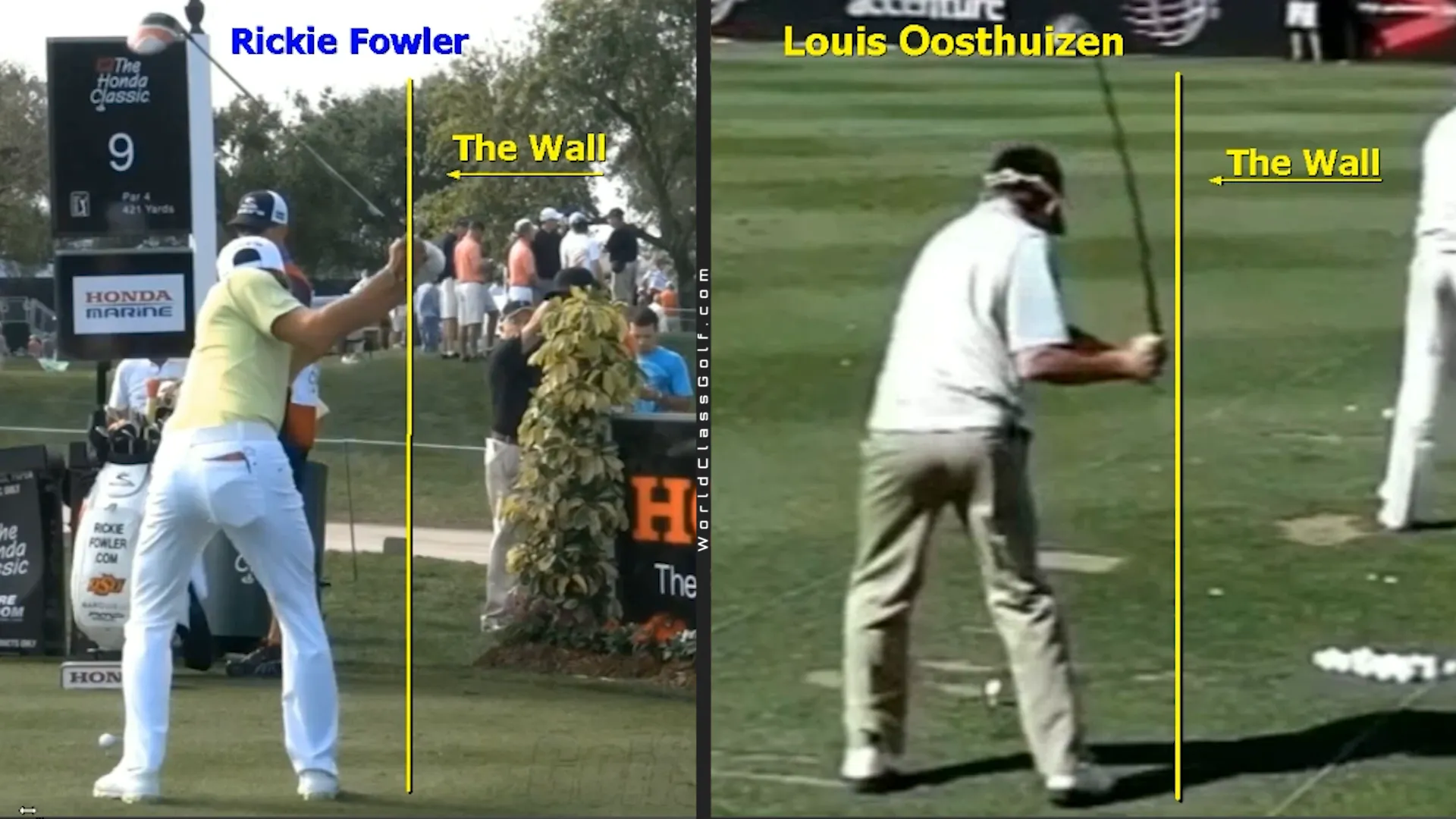Lag wall concept in golf