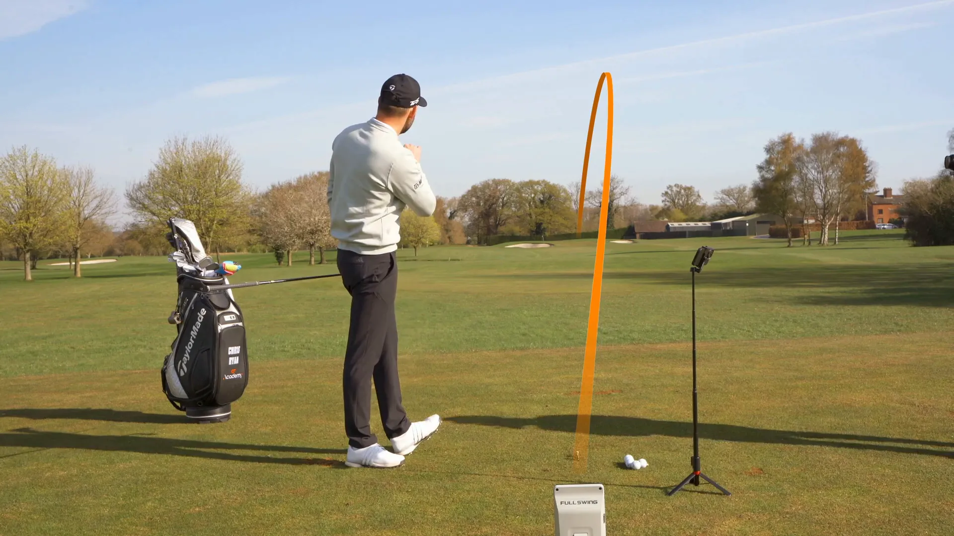 Drill for practicing wrist angle