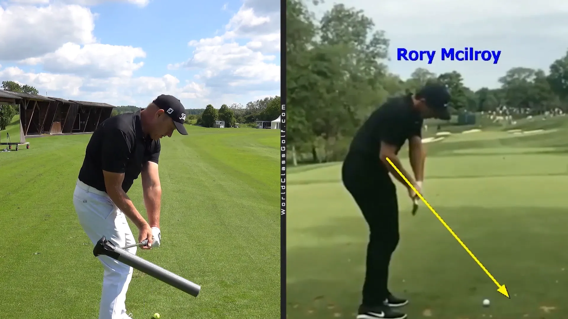 Correct arm positioning for better impact