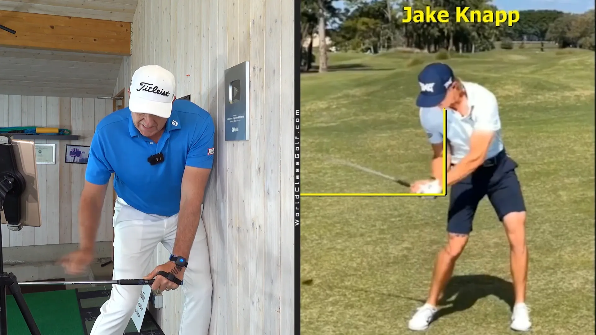 Proper wrist position in the swing