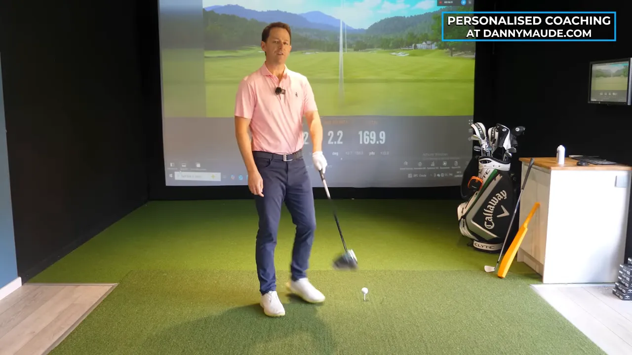 Driver setup: ball position off lead heel and focus on club head and shaft lining up