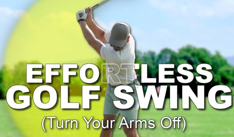 How To Turn Your Arms Off For An Effortless Golf Swing