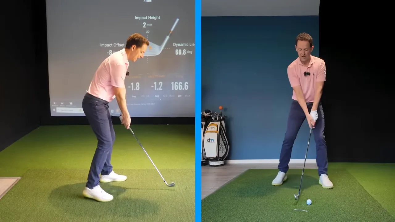 Adjusting to feel the club and seeing the difference in swing
