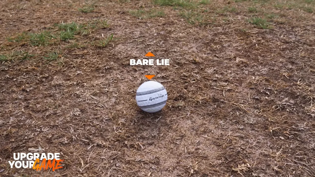 Short chip from just off the green with a poor lie