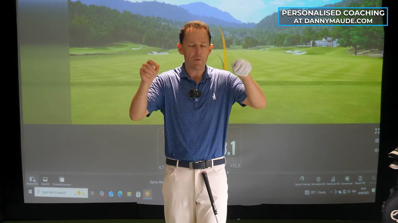 Practice the extremes (slice and hook) so you can tune between them