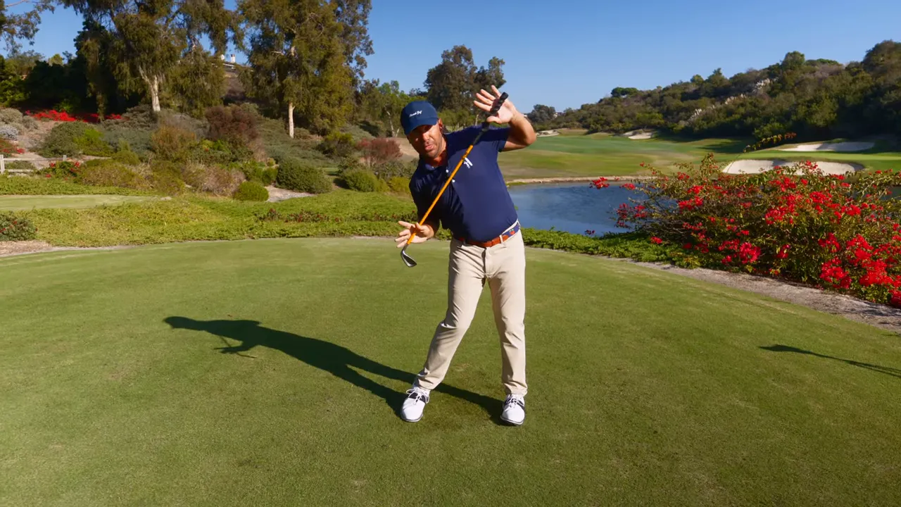 Comparison of too steep and too inside hand paths with coach pointing out differences