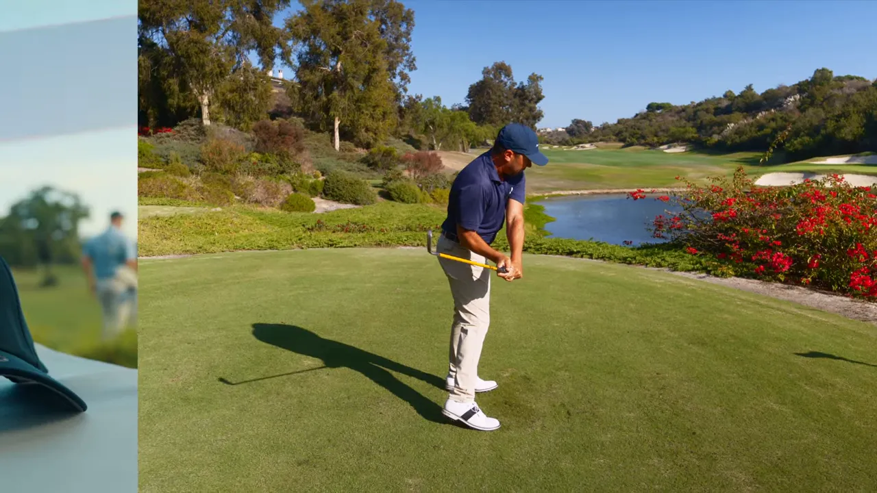 Player showing steep elevator-style hand path causing Ferris wheel shoulder motion