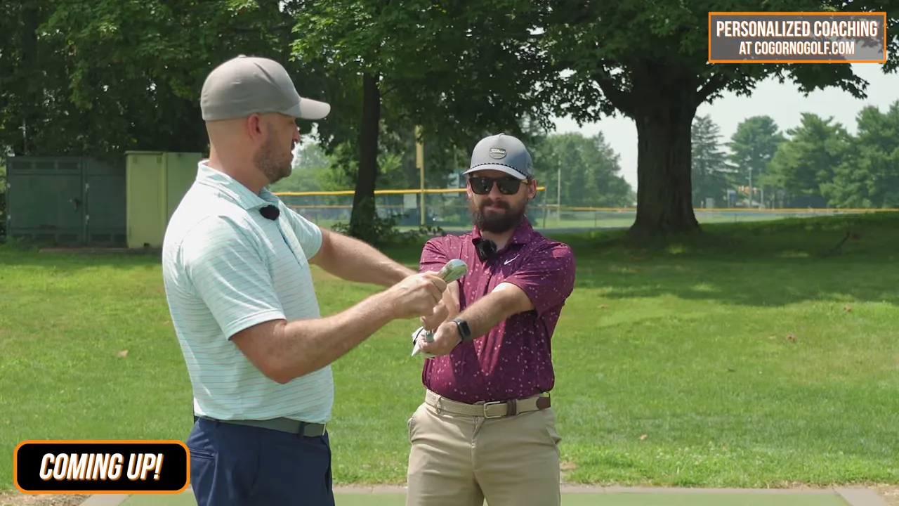 Coach exaggerating the 'push the butt away' feeling with a student demonstrating resistance with chest back