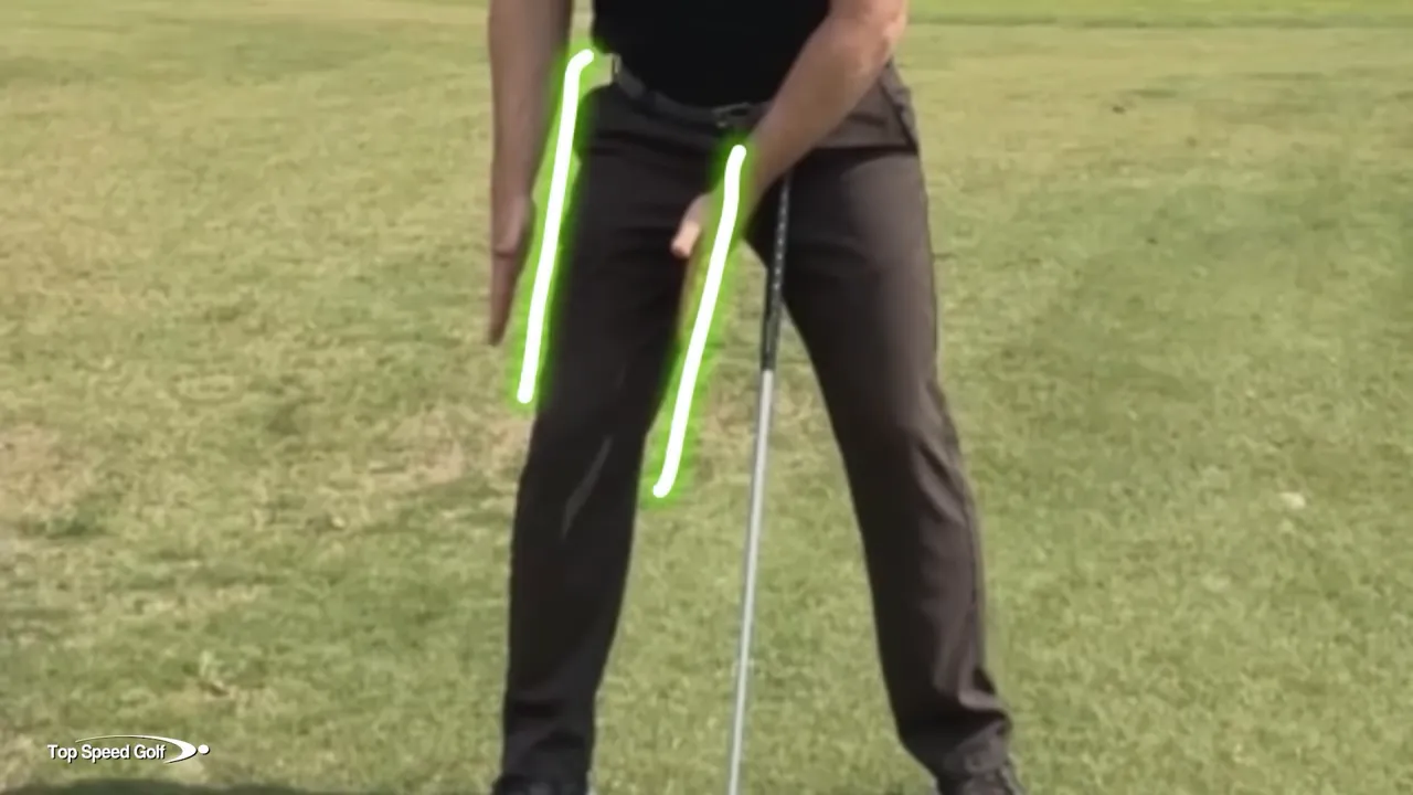 Visualization of a 'fence' around the back leg to keep it from moving