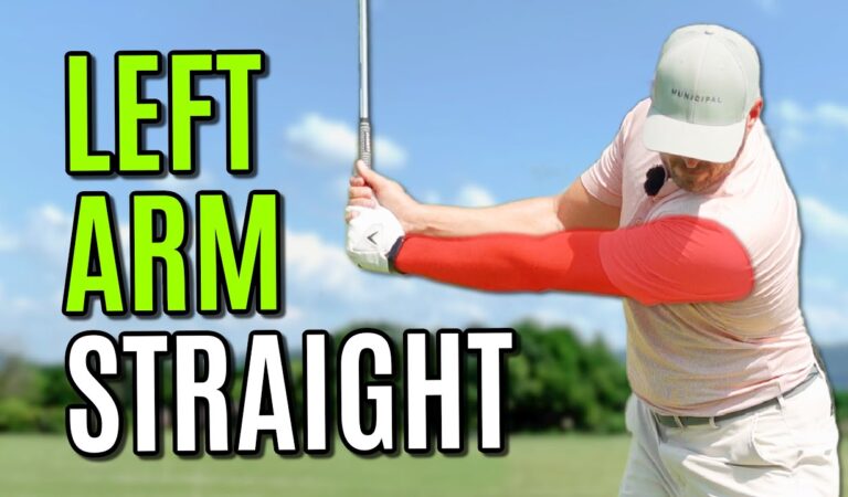 Why You Can’t Keep Your Arms Straight In The Golf Swing (And How To Fix It!)