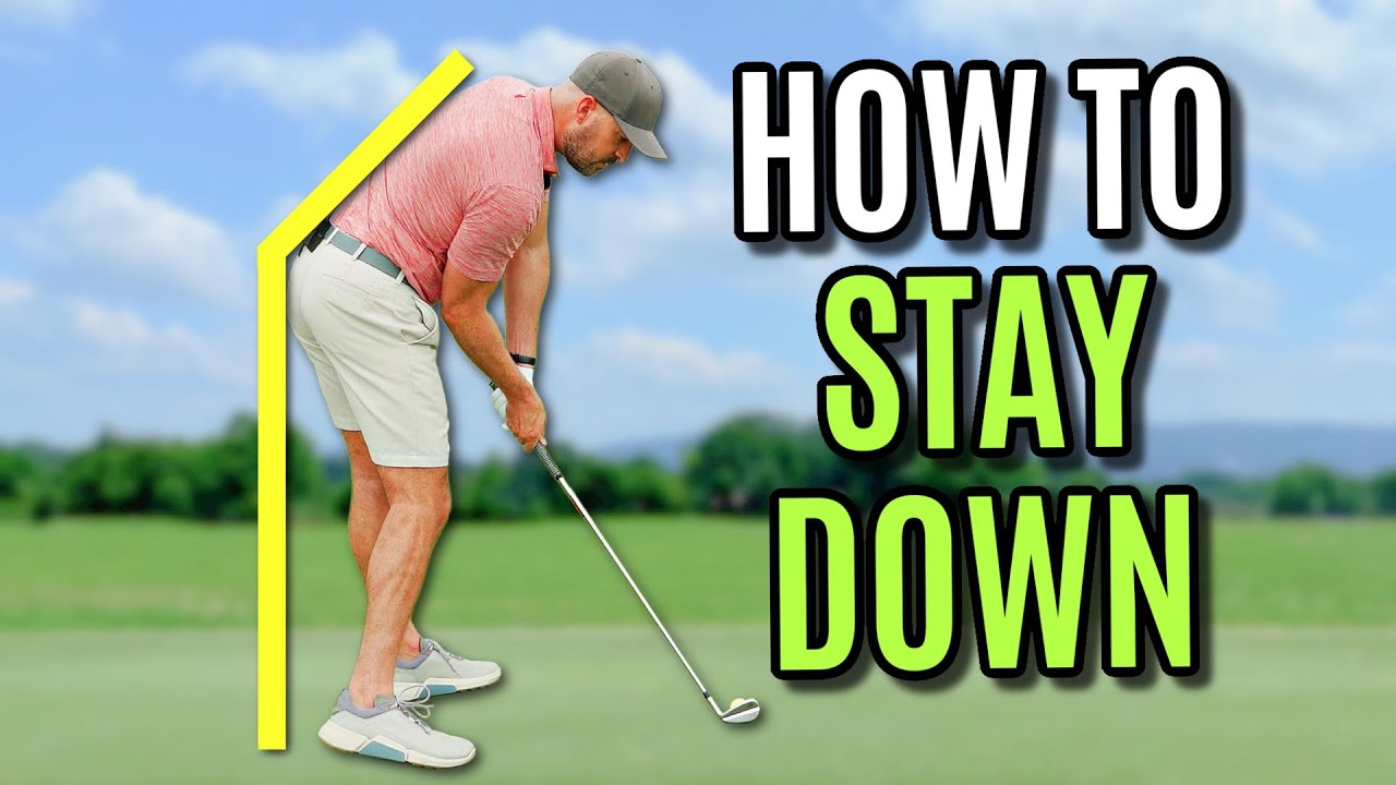 video thumbnail for 'The Trick To Staying Down In The Golf Swing (Not What You Think!)'