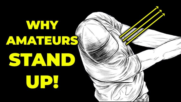 video thumbnail for 'Why Amateur Golfers Can't Stop Standing Up! '