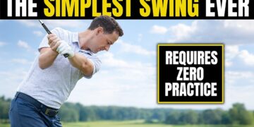 video thumbnail for 'This Ridiculously Easy Golf Swing Requires Almost No Practice'