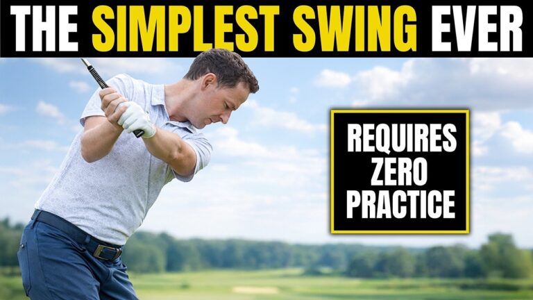 video thumbnail for 'This Ridiculously Easy Golf Swing Requires Almost No Practice'