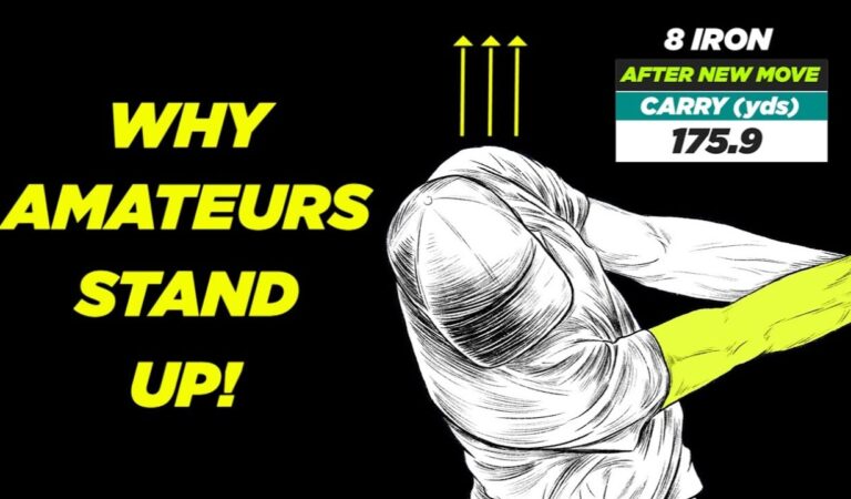Why Amateur Golfers can’t Stop Standing Up!