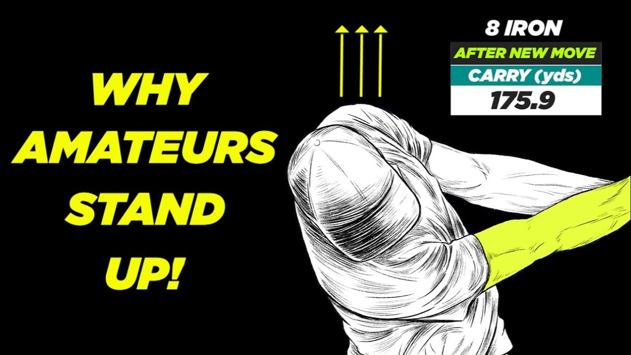video thumbnail for 'Why Amateur Golfers can’t Stop Standing Up!'