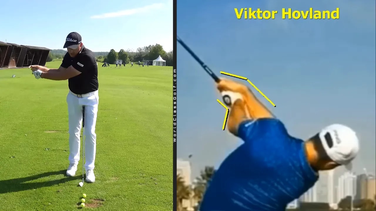 Instructor performing the three-ball drill