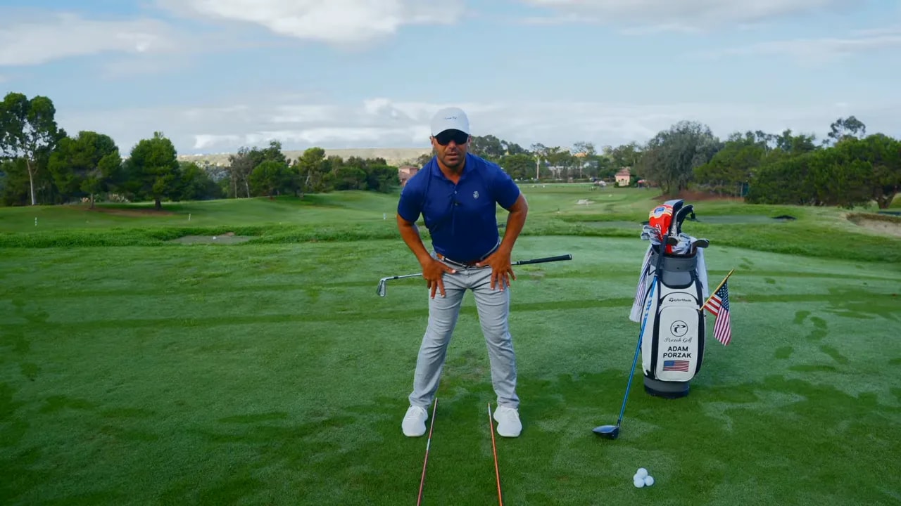 Clear setup view with alignment lines for checking hip bump sequence