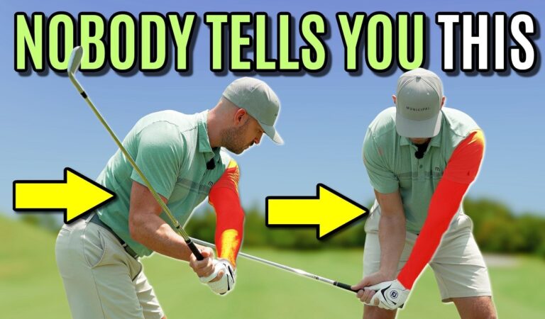 Hitting The Ball With Your Left Elbow Makes The Golf Swing So Much Easier