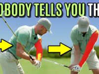 video thumbnail for 'Hitting The Ball With Your Left Elbow Makes The Golf Swing So Much Easier'