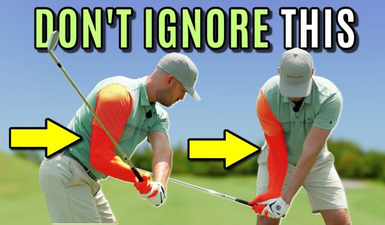 Hitting The Ball With The Right Elbow Makes The Golf Swing So Much Easier