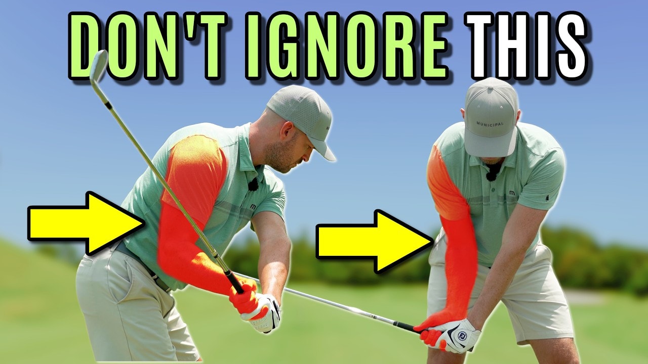 Hitting The Ball With The Right Elbow Makes The Golf Swing So Much Easier