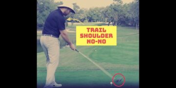 video thumbnail for 'Red flags to look for in your trail shoulder in the downswing'