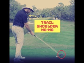 video thumbnail for 'Red flags to look for in your trail shoulder in the downswing'