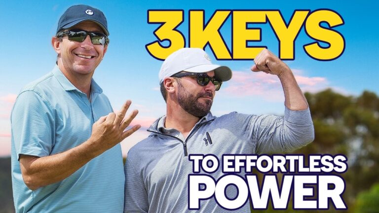 video thumbnail for 'Three KEYS to an effortless swing!'