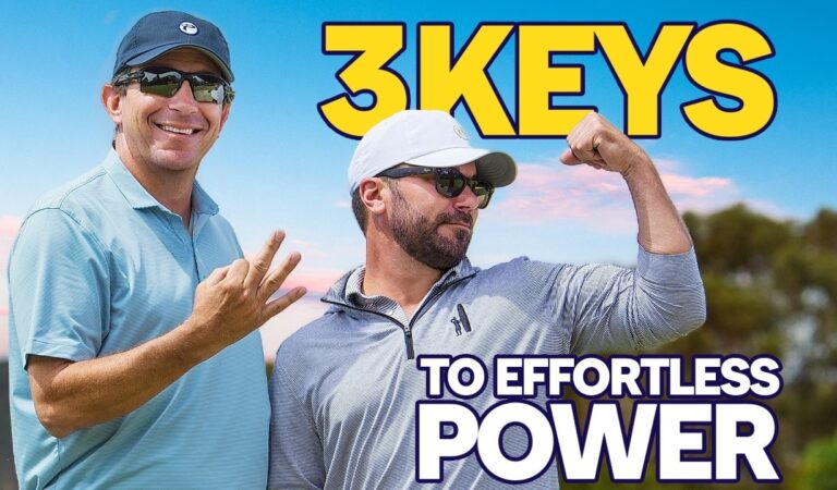 Three KEYS to an effortless swing!