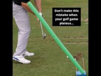 video thumbnail for 'Don't make this mistake when your golf game plateaus'