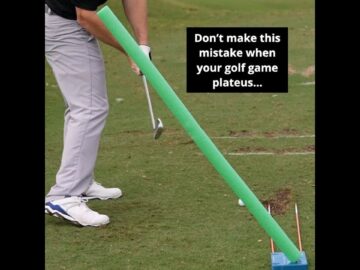 video thumbnail for 'Don't make this mistake when your golf game plateaus'