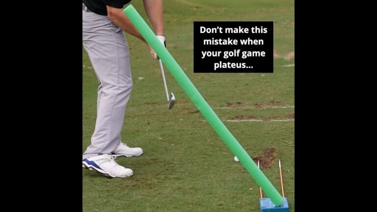 video thumbnail for 'Don't make this mistake when your golf game plateaus'