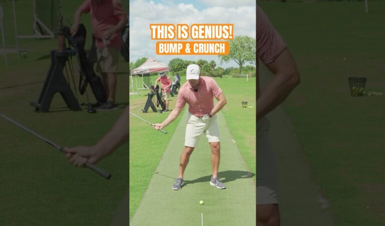 The Bump And Crunch Move All Amateur Golfers Need To Learn! #shorts #golf #golfswing #ericcogorno